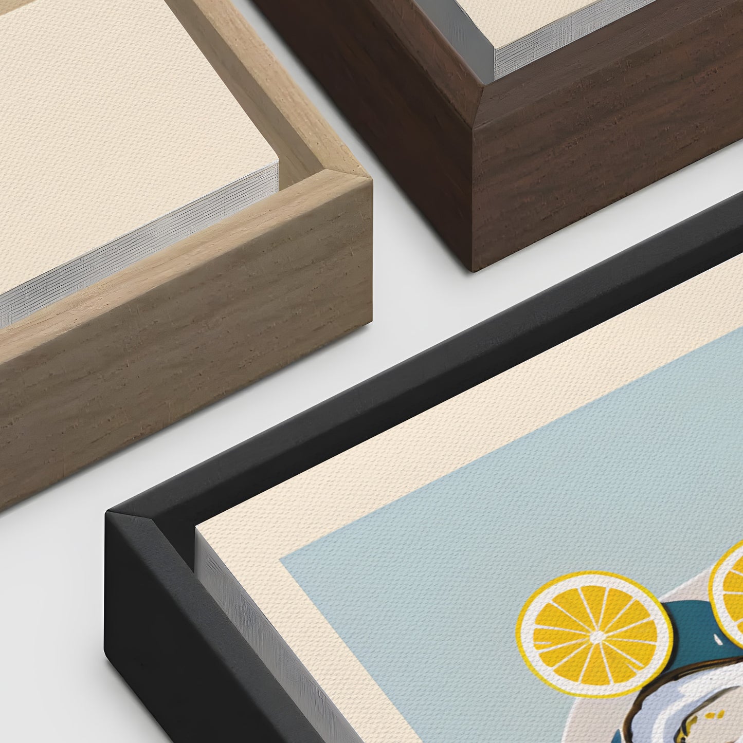 Framed Canvas - Aperol Spritz in Bohemian style