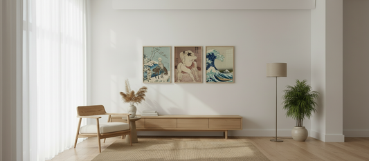 Discover the Timeless Beauty of Hokusai Art Prints for Japandi Interiors