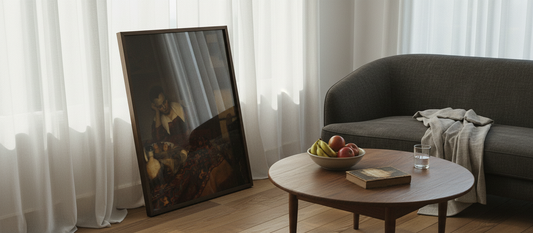 A Woman Asleep by Johannes Vermeer art print