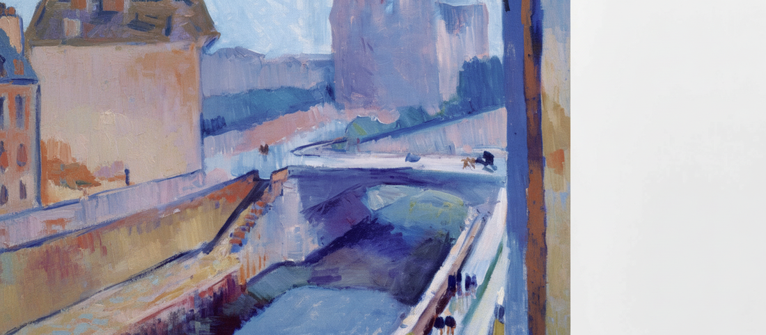 Notre Dame in the Afternoon by Henri Matisse, 1902, oil painting showing cathedral view from artist's studio window in Post-Impressionist style