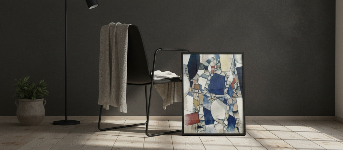 Fernand Léger's Sketch for the Woman in Blue - early Cubism art print