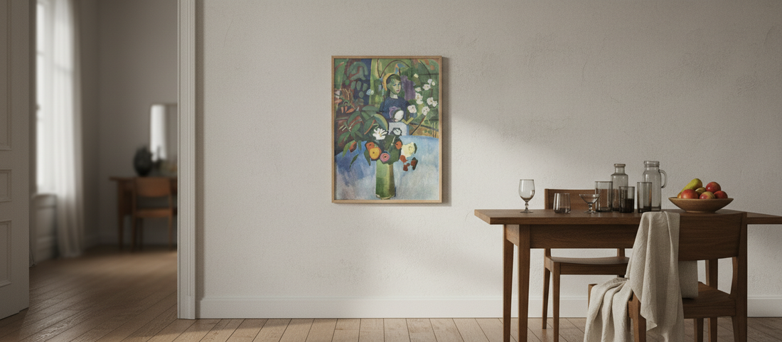 Raoul Dufy's Amongst the Flowers 1907 vibrant Fauvist floral artwork