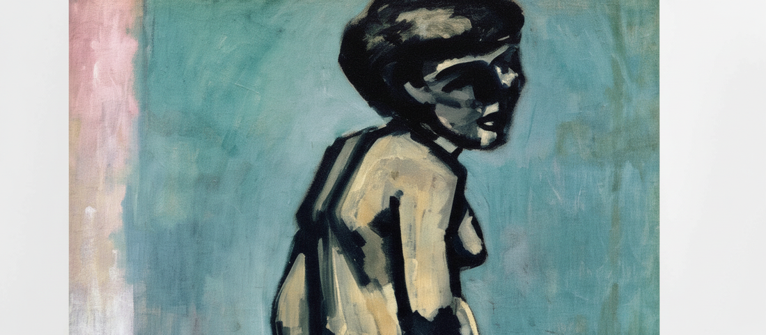 Standing Nude 1907 by Henri Matisse, modernist figure painting with simplified form and muted earth tones