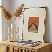 Framed Canvas - Framed canvas in a stylish interior setting
