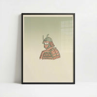 A Samurai Bound by Honor - Art Print - Art print in black frame