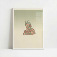 A Samurai Bound by Honor - Art Print - Art print in white frame
