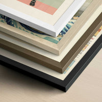 A Samurai Remembered - Art Print - Close-up detail of the different frames