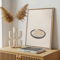 Framed Canvas - Framed canvas in a stylish interior setting