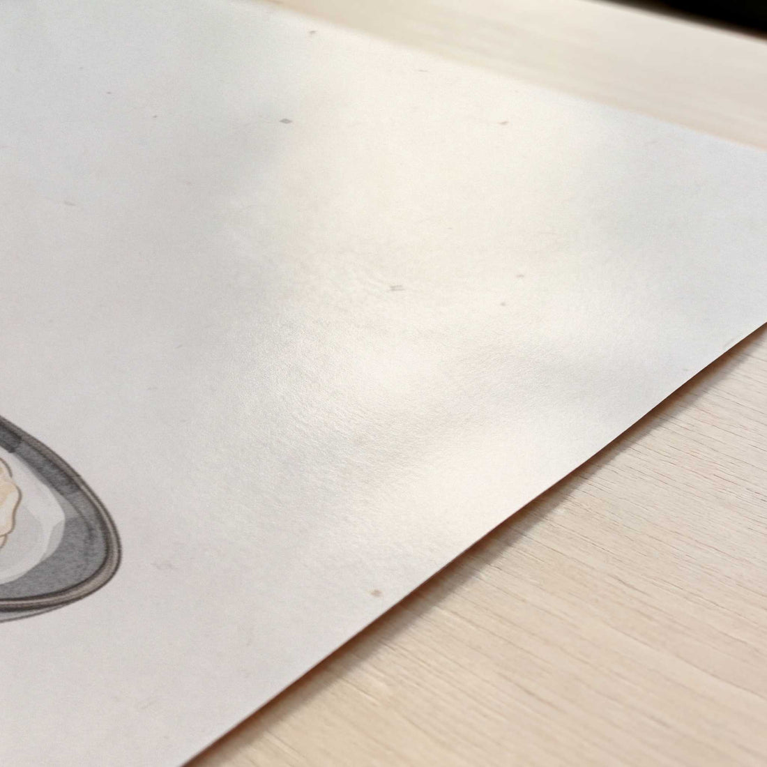 A Simple Plate of Gyoza - Art Print - Close-up detail of the art print