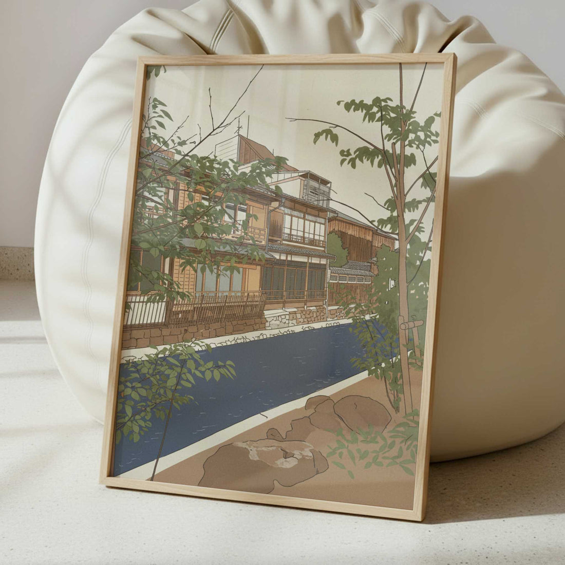 A Street in Kyoto - Art Print - Interior inspiration