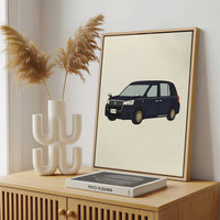 Framed Canvas - Framed canvas in a stylish interior setting