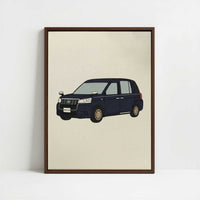 Framed Canvas - Framed canvas in dark wood color frame