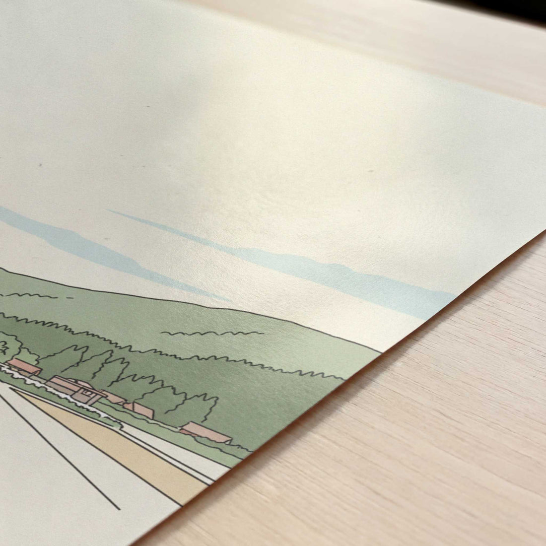 A Village That Never Moved, Shirakawa-go - Art Print - Close-up detail of the art print