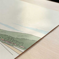 A Village That Never Moved, Shirakawa-go - Art Print - Close-up detail of the art print