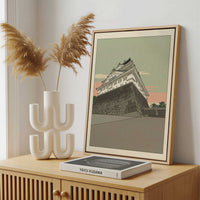 Framed Canvas - Framed canvas in a stylish interior setting