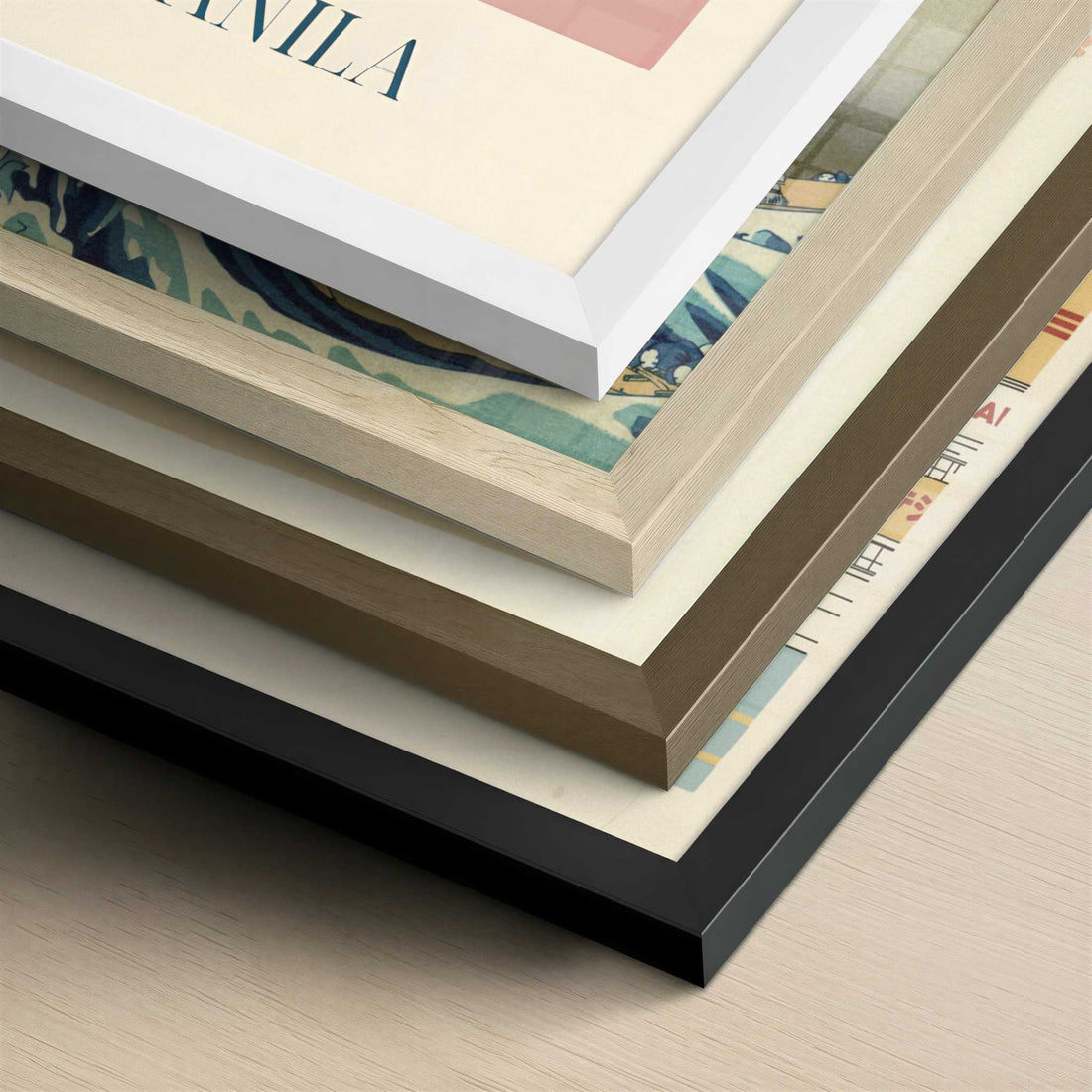 Adobo from Manila, Philippines - Art Print - Close-up detail of the different frames