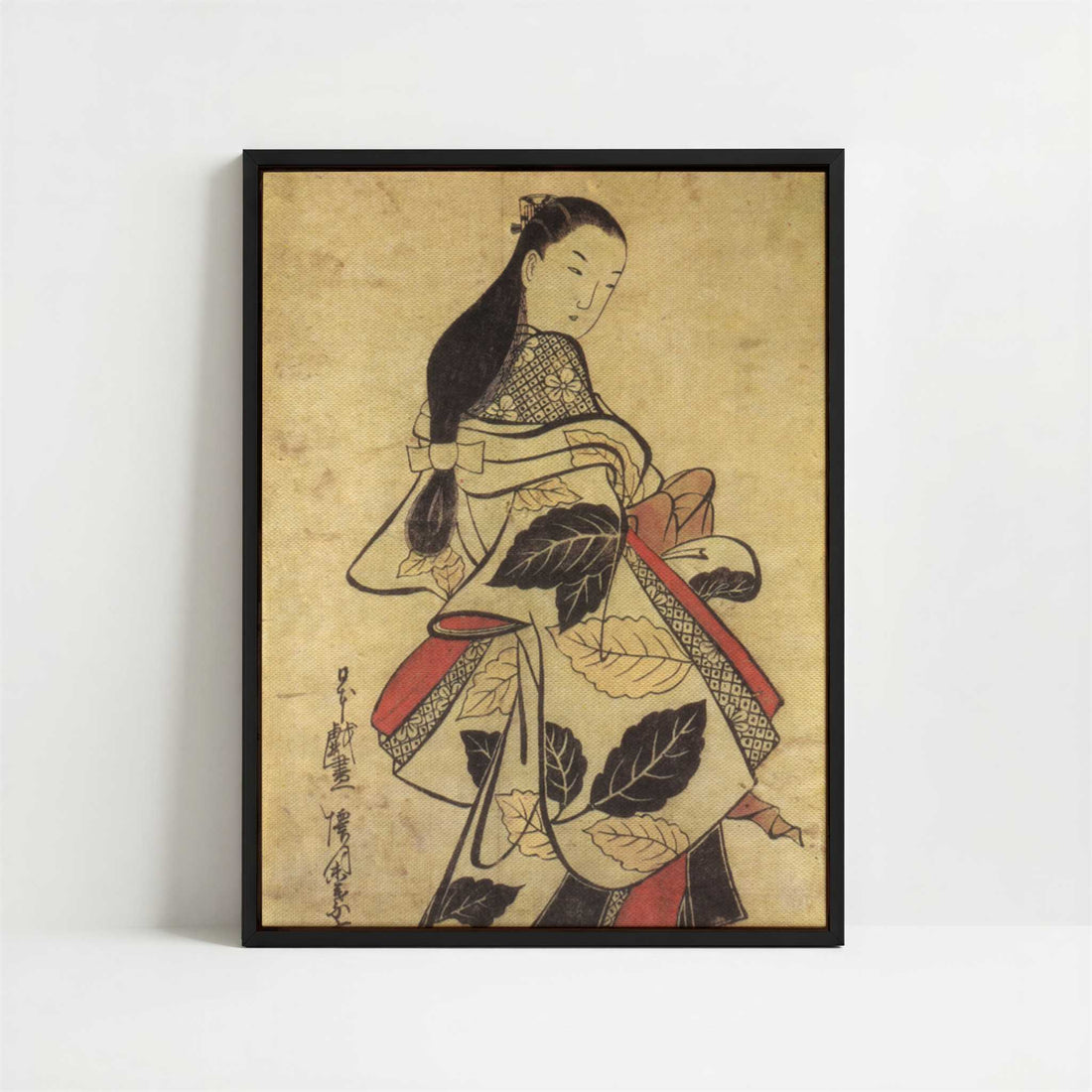 Framed Canvas - Framed canvas in black frame