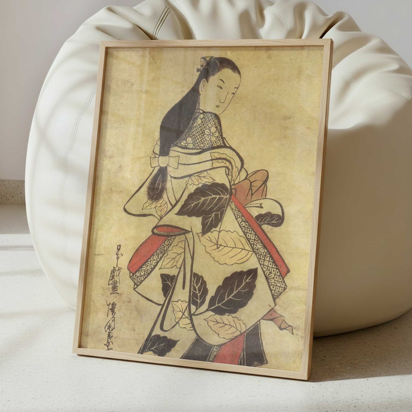 Standing Courtesan (1714-15) by Kaigetsudo Anchi – Art Print - Interior inspiration