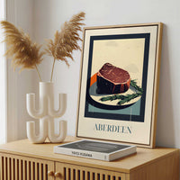 Framed Canvas - Framed canvas in a stylish interior setting