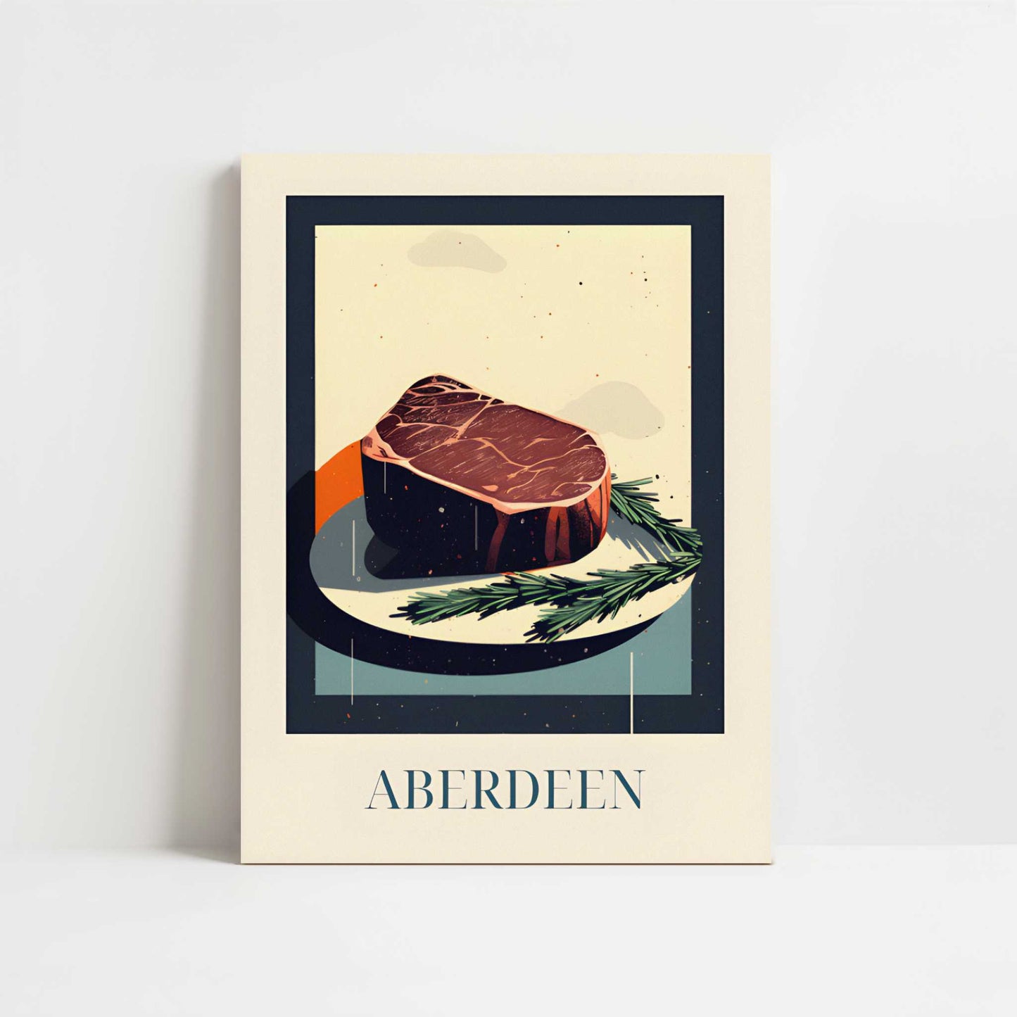 Angus steak from Aberdeen, Scotland - Art Print - Unframed art print