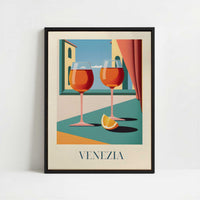 Framed Canvas - Framed canvas in black frame