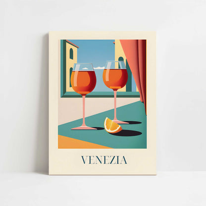 Aperol Spritz from Venice, Italy - Art Print - Unframed art print