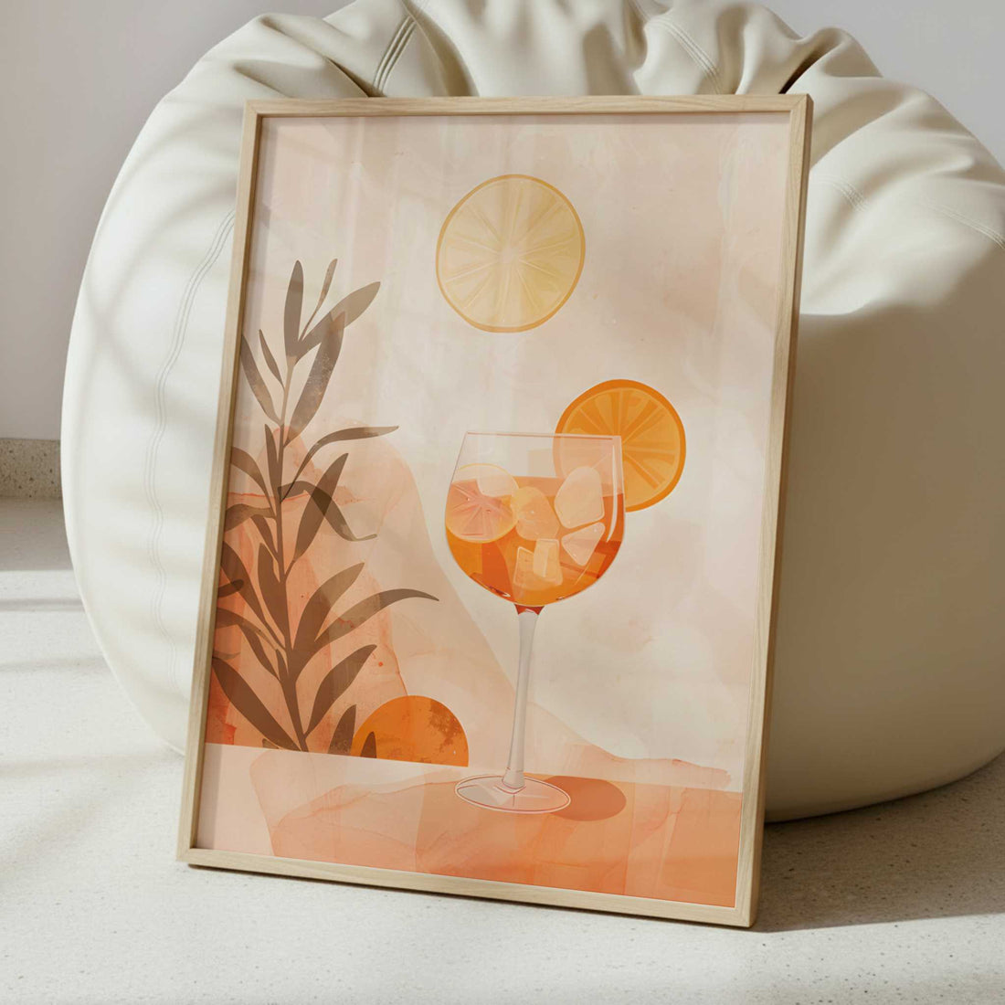 Aperol Spritz in Bohemian Style - Art Print - Interior inspiration