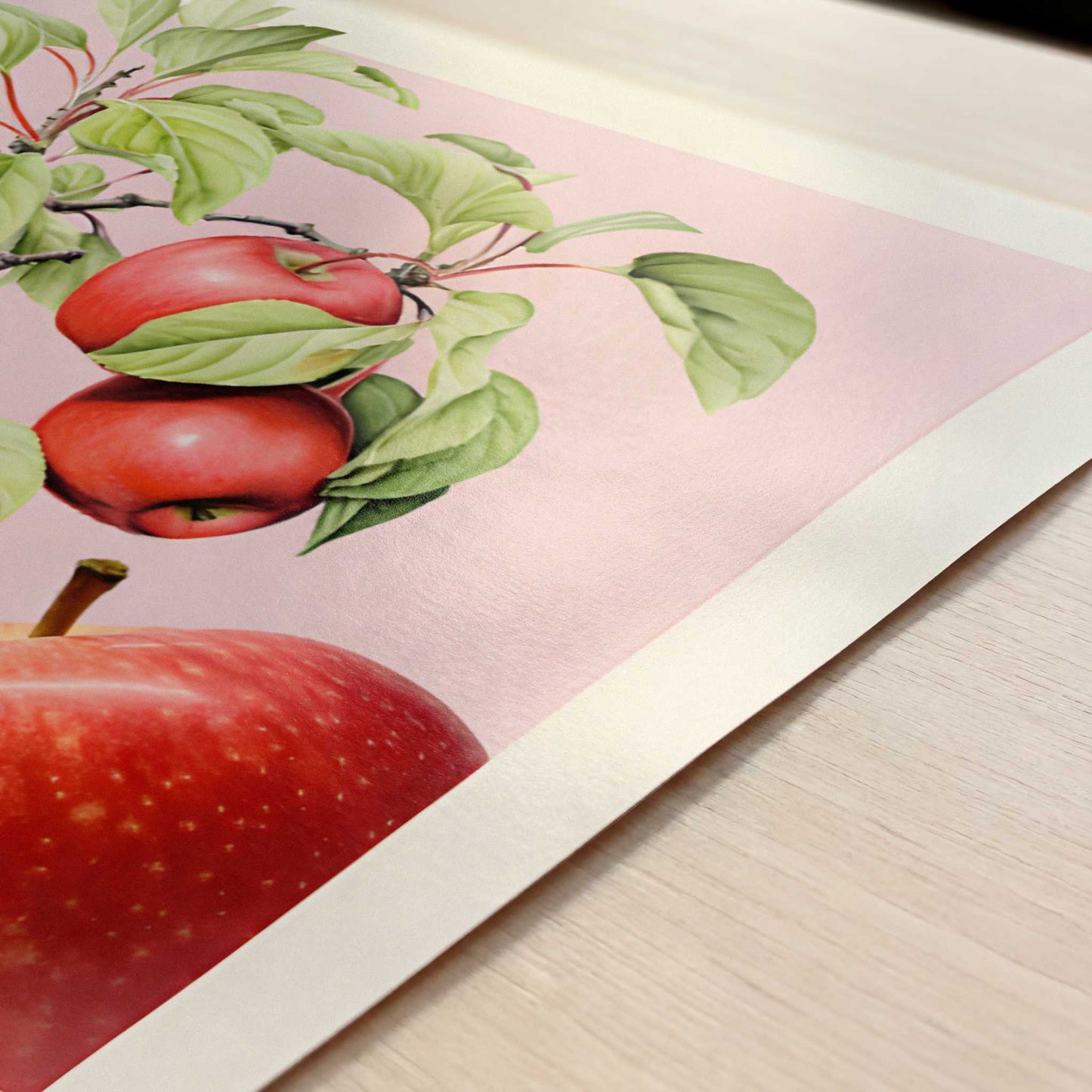 Apples from Wenatchee, United States - Art Print - Close-up detail of the art print