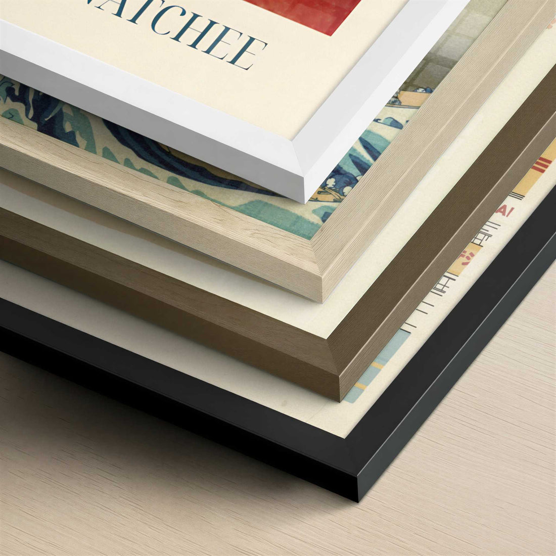 Apples from Wenatchee, United States - Art Print - Close-up detail of the different frames