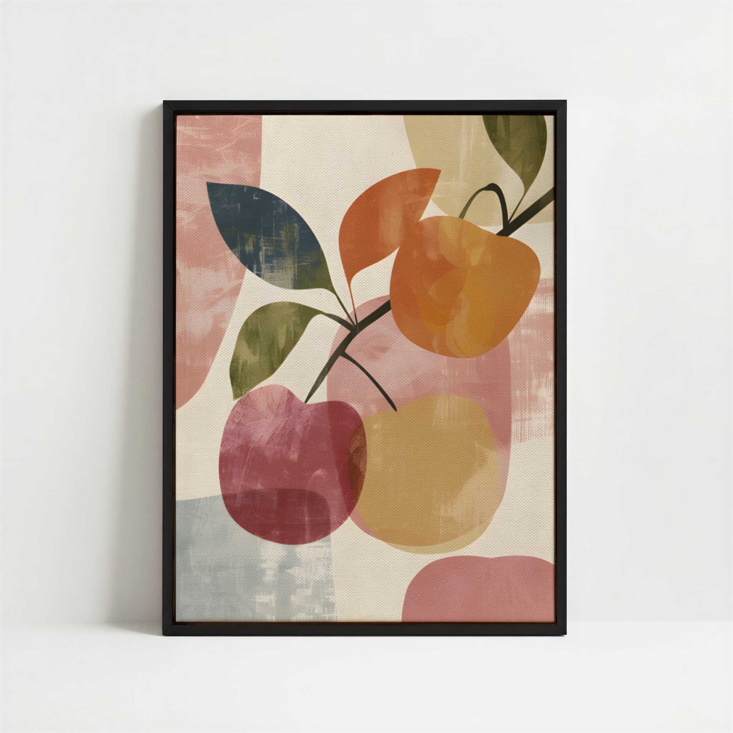 Framed Canvas - Framed canvas in black frame