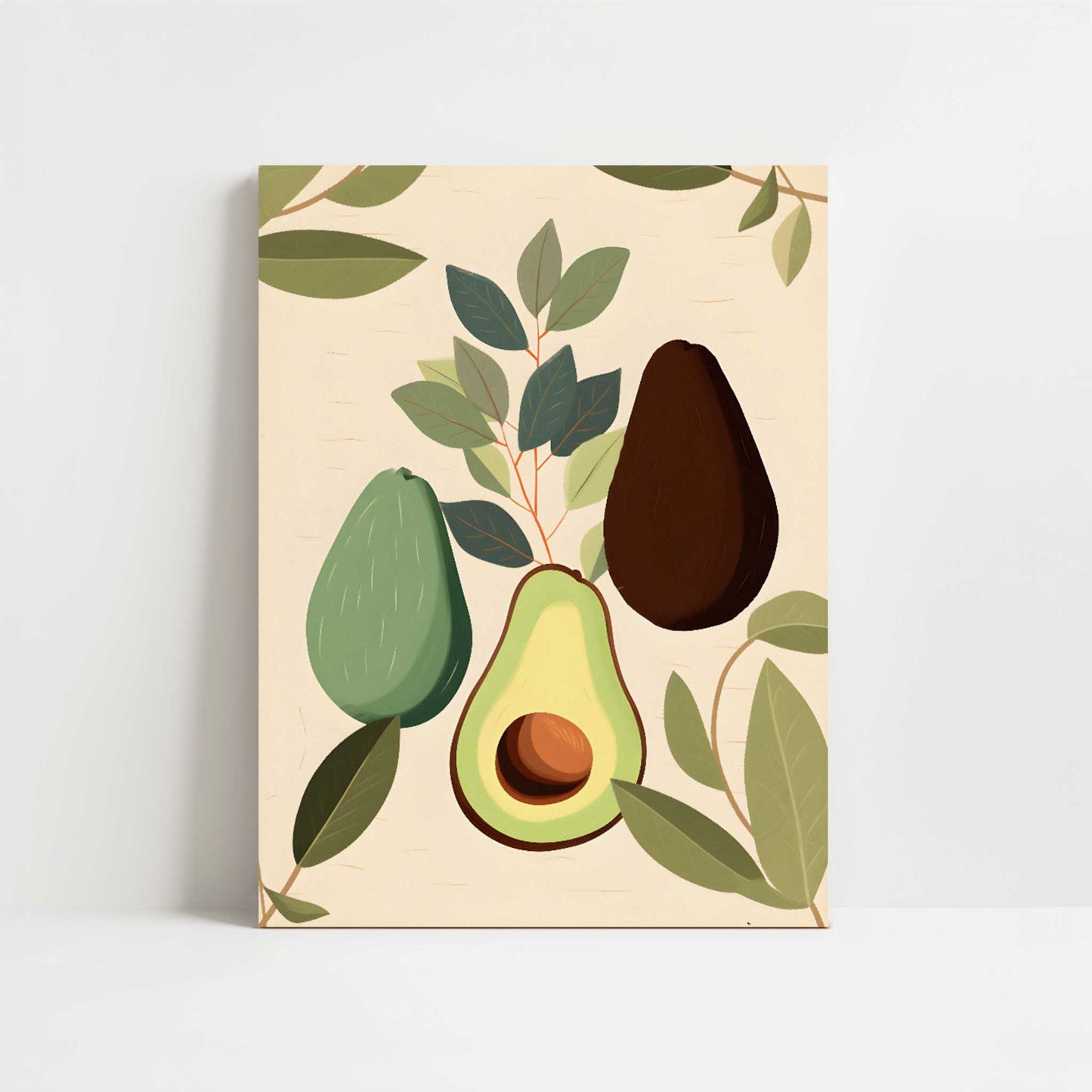 Avocado in Bohemian Style - Art Print - Unframed art print