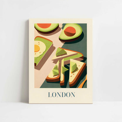 Avocado Toast from London, England - Art Print - Unframed art print