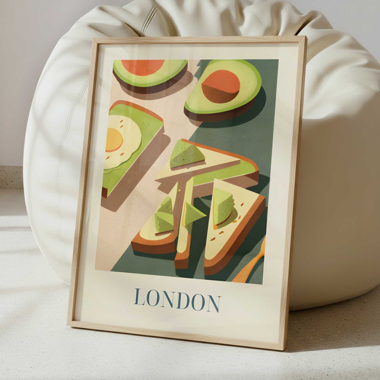 Avocado Toast from London, England - Art Print - Interior inspiration