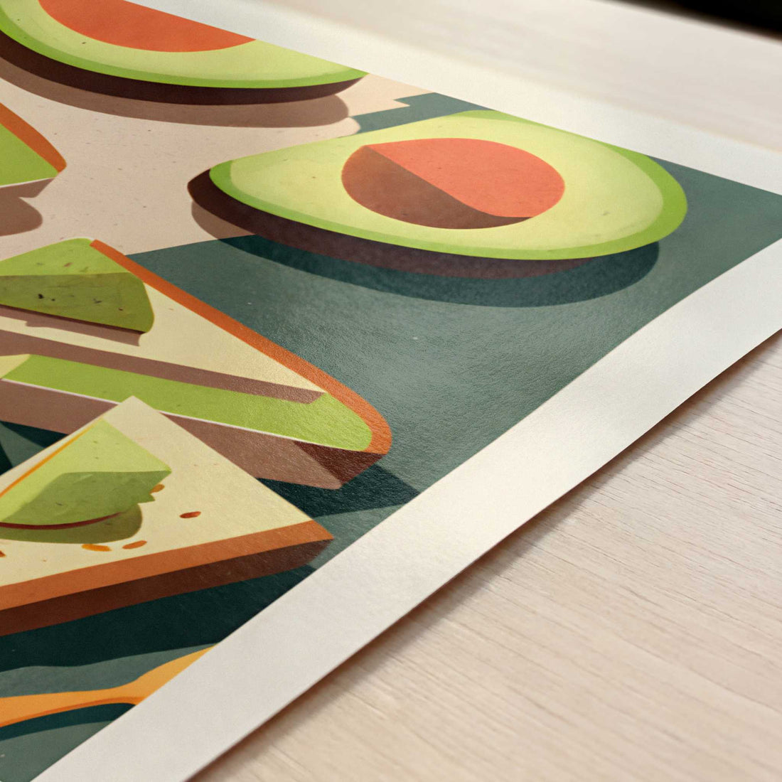 Avocado Toast from London, England - Art Print - Close-up detail of the art print