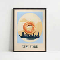 Framed Canvas - Framed canvas in black frame