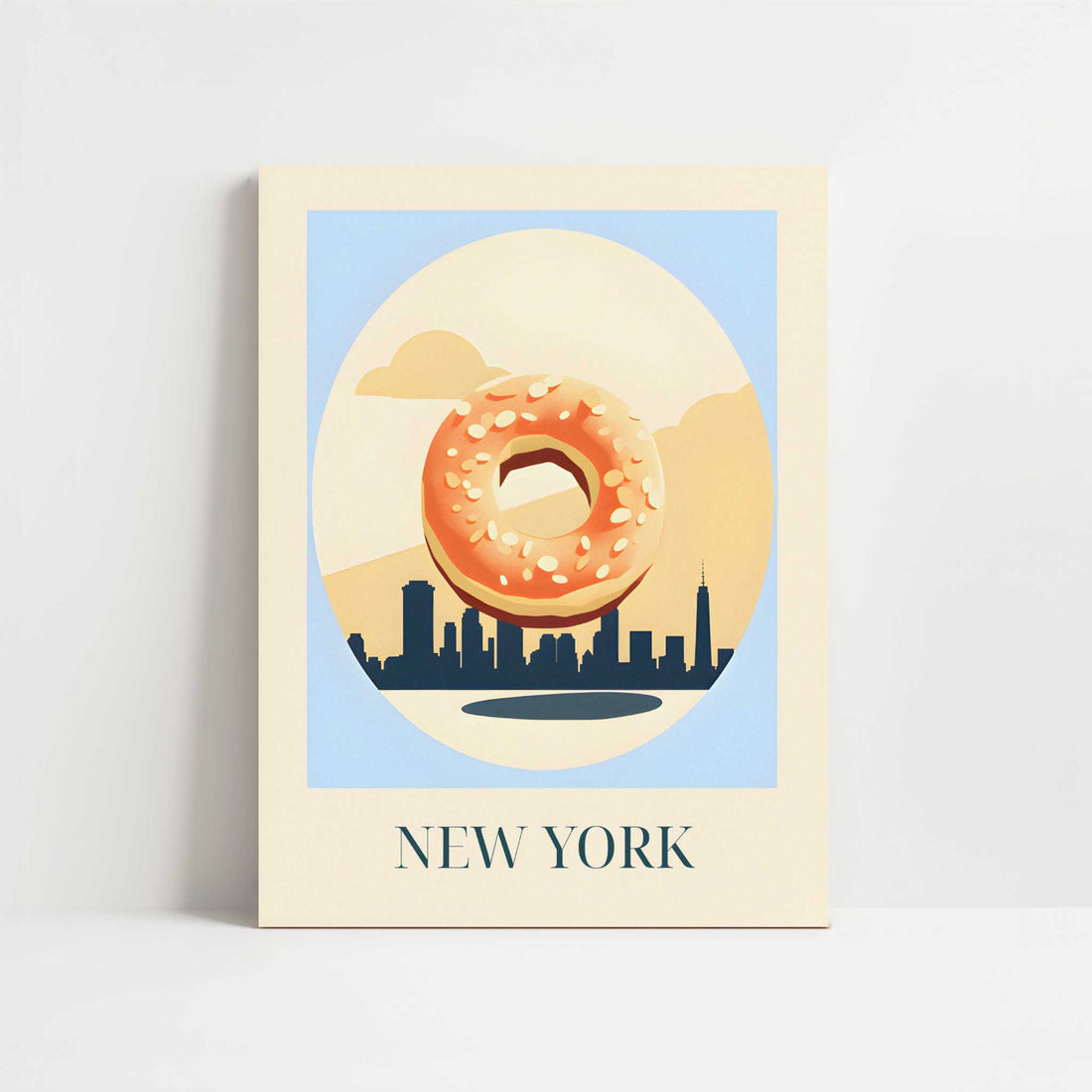 Bagels from New York, United States - Art Print - Unframed art print