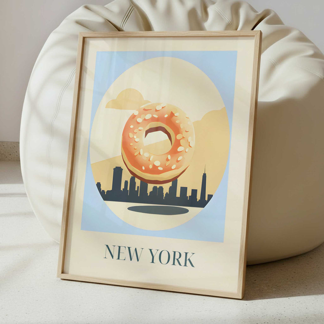 Bagels from New York, United States - Art Print - Interior inspiration