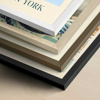 Bagels from New York, United States - Art Print - Close-up detail of the different frames