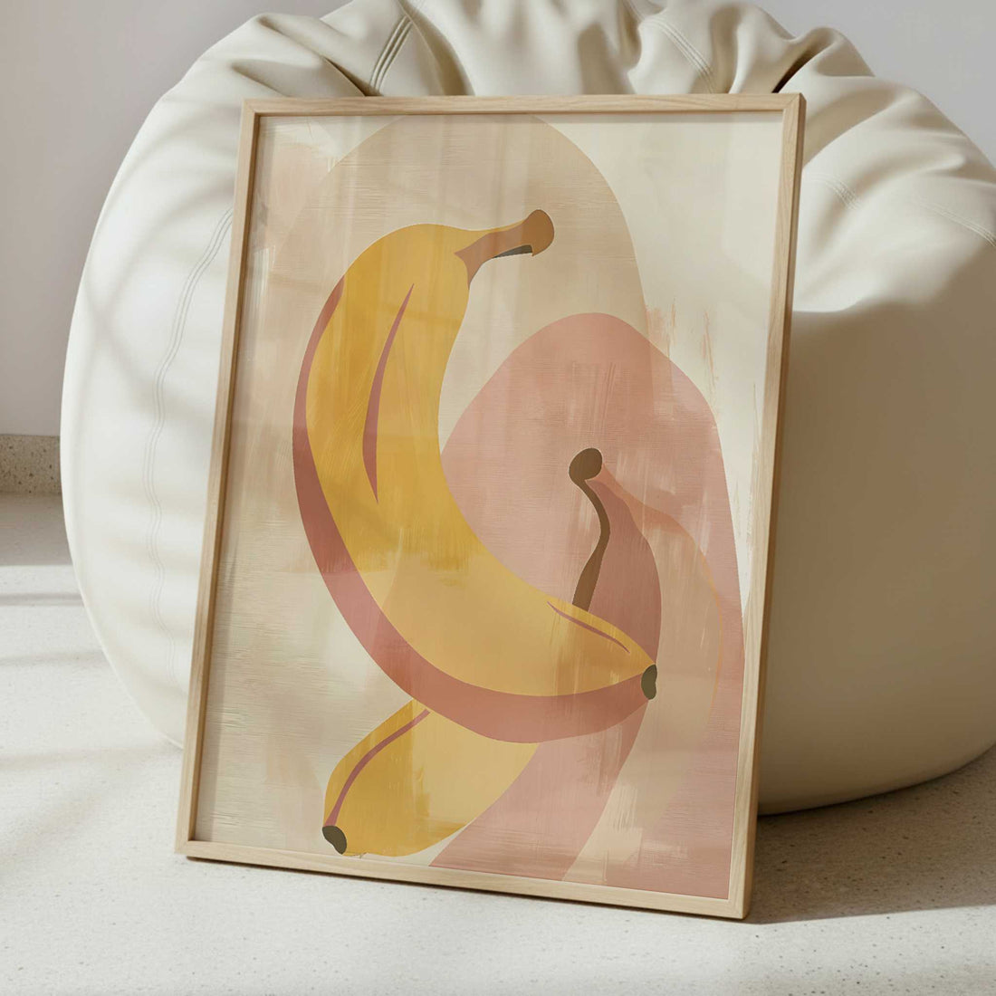 Banana in Bohemian Style - Art Print - Interior inspiration
