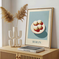 Framed Canvas - Framed canvas in a stylish interior setting