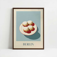 Framed Canvas - Framed canvas in dark wood color frame