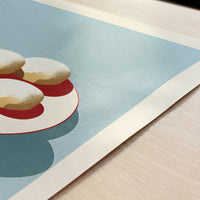 Berliner from Berlin, Germany - Art Print - Close-up detail of the art print