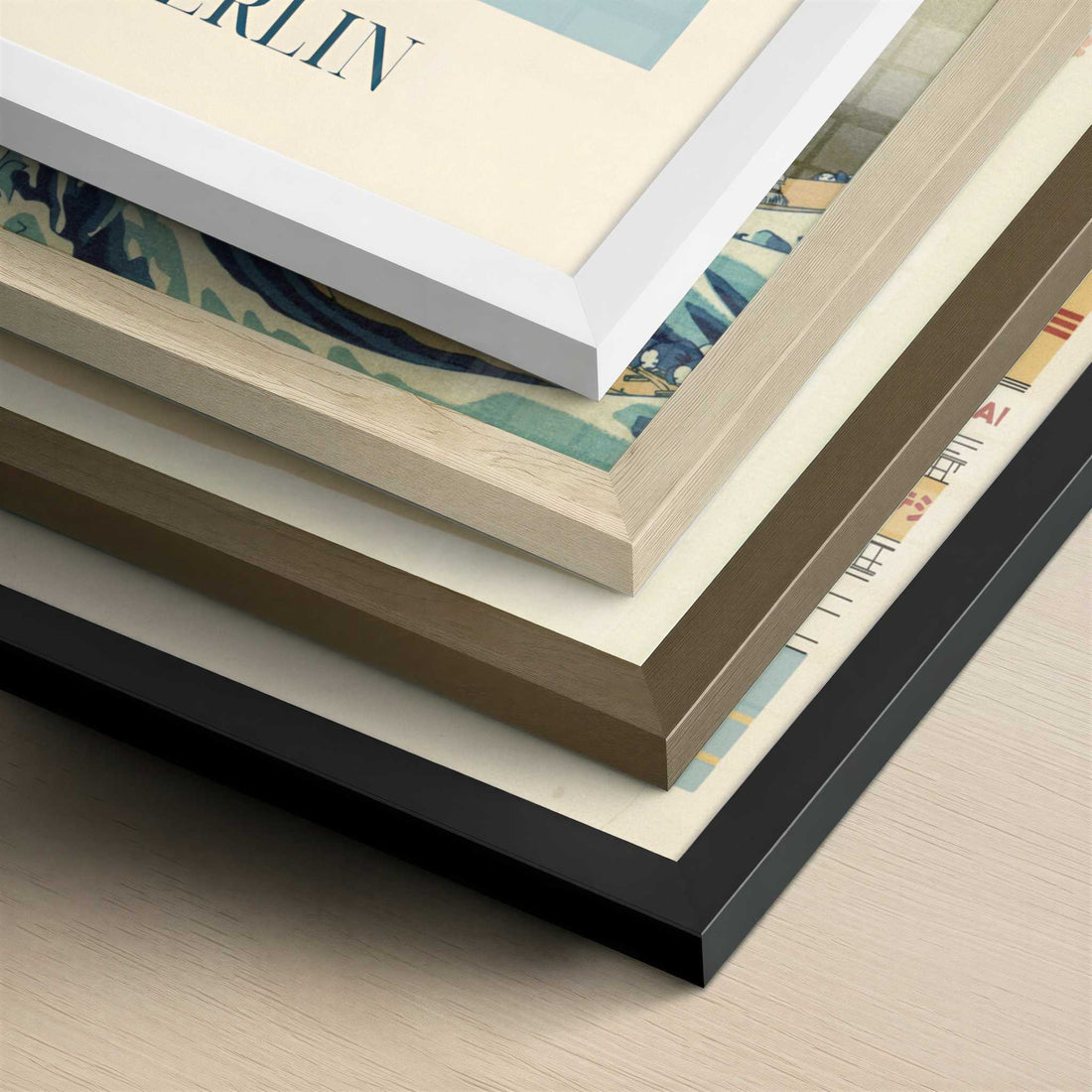 Berliner from Berlin, Germany - Art Print - Close-up detail of the different frames