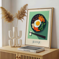 Framed Canvas - Framed canvas in a stylish interior setting