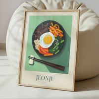Bibimbap from Jeonju, Korea - Art Print - Interior inspiration