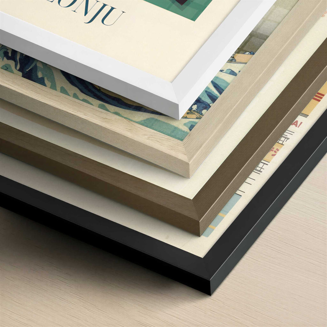 Bibimbap from Jeonju, Korea - Art Print - Close-up detail of the different frames