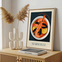 Framed Canvas - Framed canvas in a stylish interior setting
