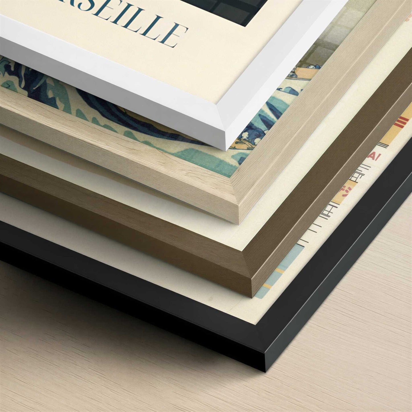 Bouillabaisse soup from Marseille, France - Art Print - Close-up detail of the different frames