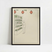 Framed Canvas - Framed canvas in black frame