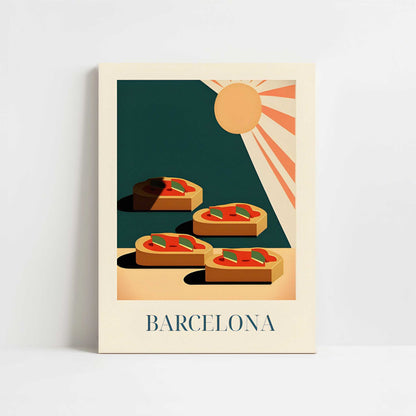 Bruschetta from Barcelona, Spain - Art Print - Unframed art print
